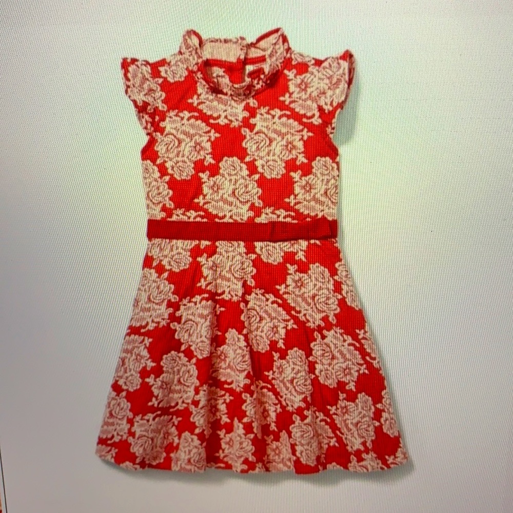 Janie & Jack size 4 ruffled collar dress, excellent condition!